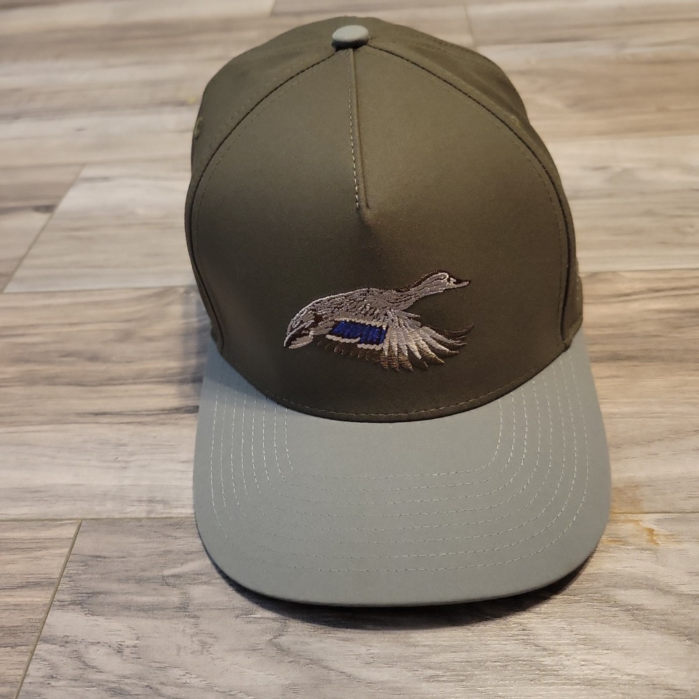 Southern String Hat Co Gray Snapback Duck Embroidery Adjustable Cap